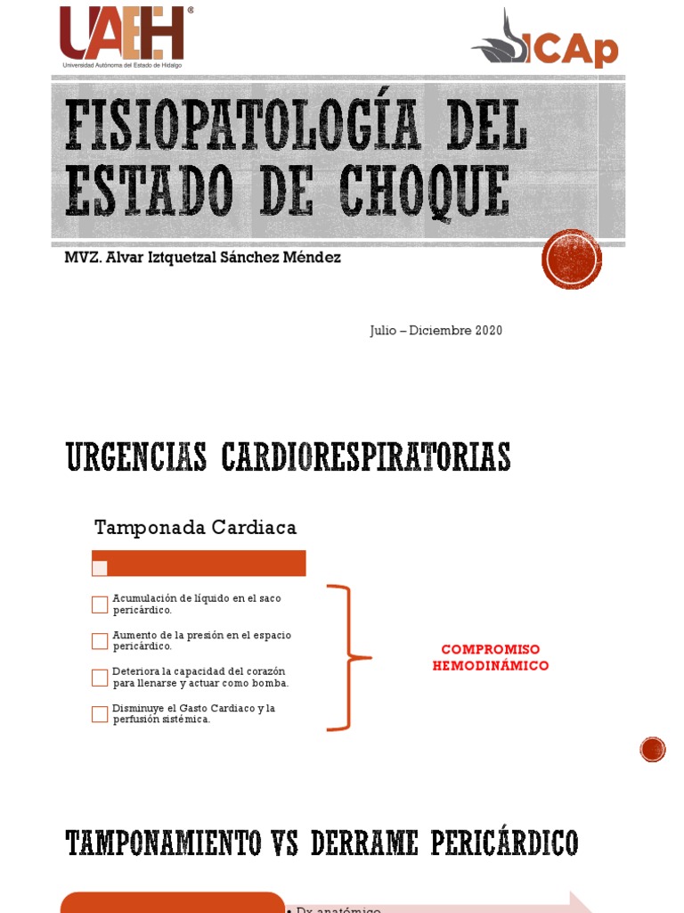 6 Fisiopatología y TX Del Choque PDF
