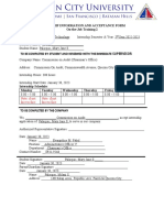 Information & Acceptance Form 1