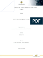 Costos vs Gastos: Elementos, Diferencias y Tipos