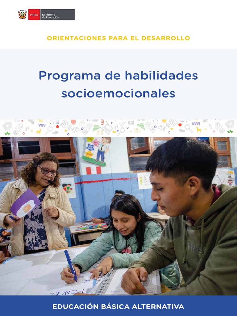 Orientaciones para Habilidades Socioemocionales | PDF | Las emociones ...