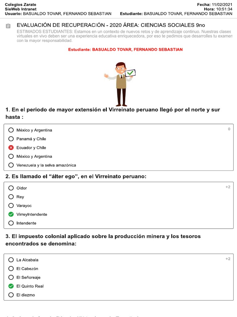 Examen de Ciencias Sociales | PDF
