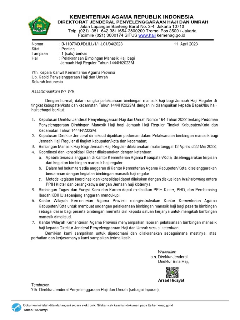 Kepdirjen 164-2023 | PDF