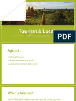 1st Meeting - Tourism & Locals