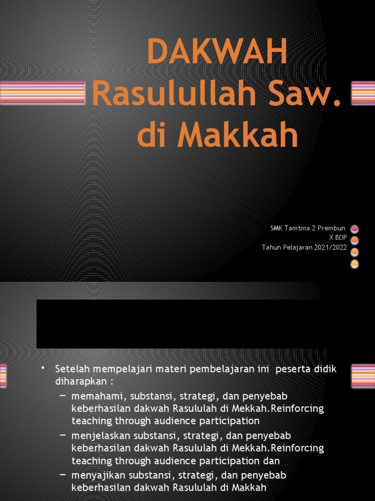 Strategi Dakwah Rasulullah di Makkah | PDF
