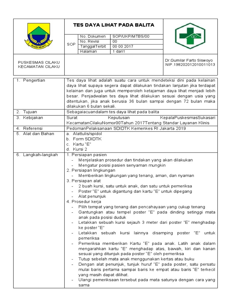 tes daya lihat | PDF