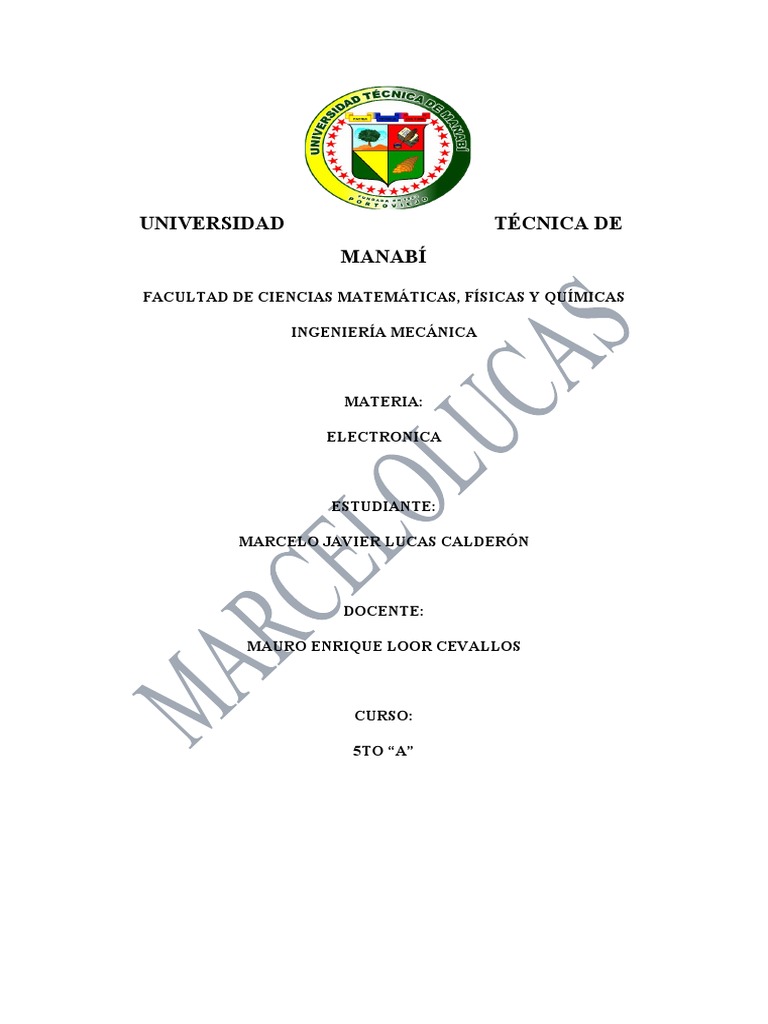 Universidad Técnica de Manabí PDF