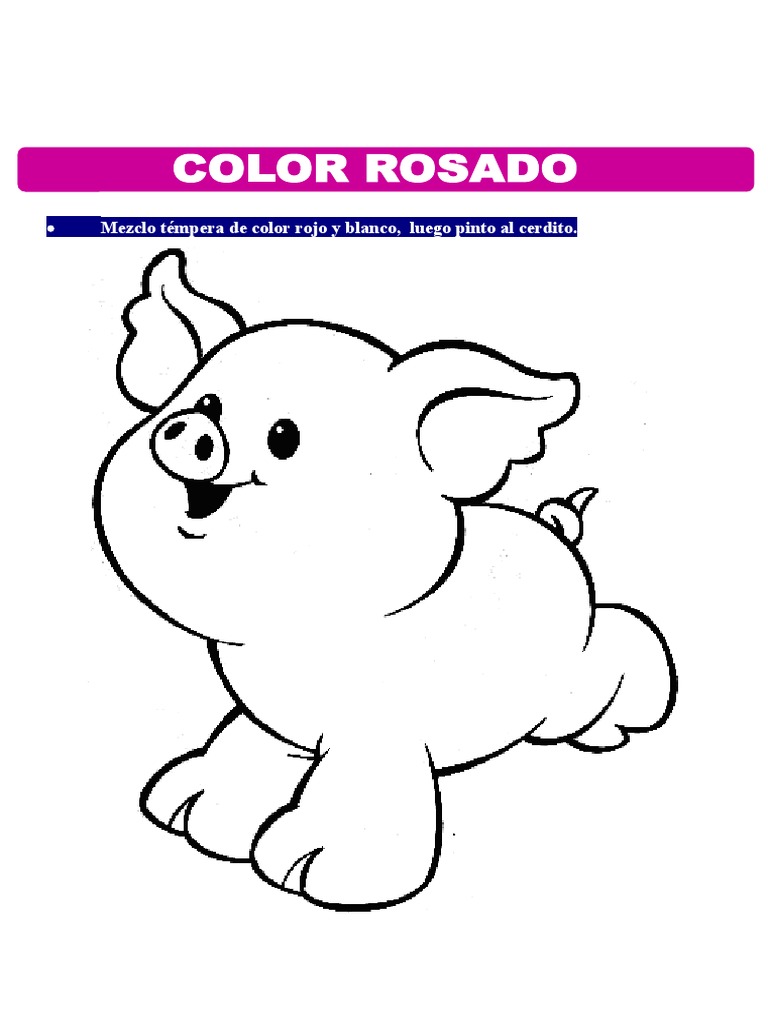 Actividades de Color Rosa para Preescolar | PDF