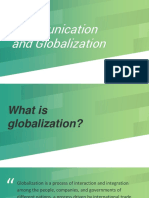 Lesson 1.4 Communication and Globalization