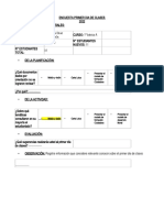 1ºA Encuesta 1er Día Clases