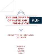 The Bodies of Water and Land Formations of the Philippines