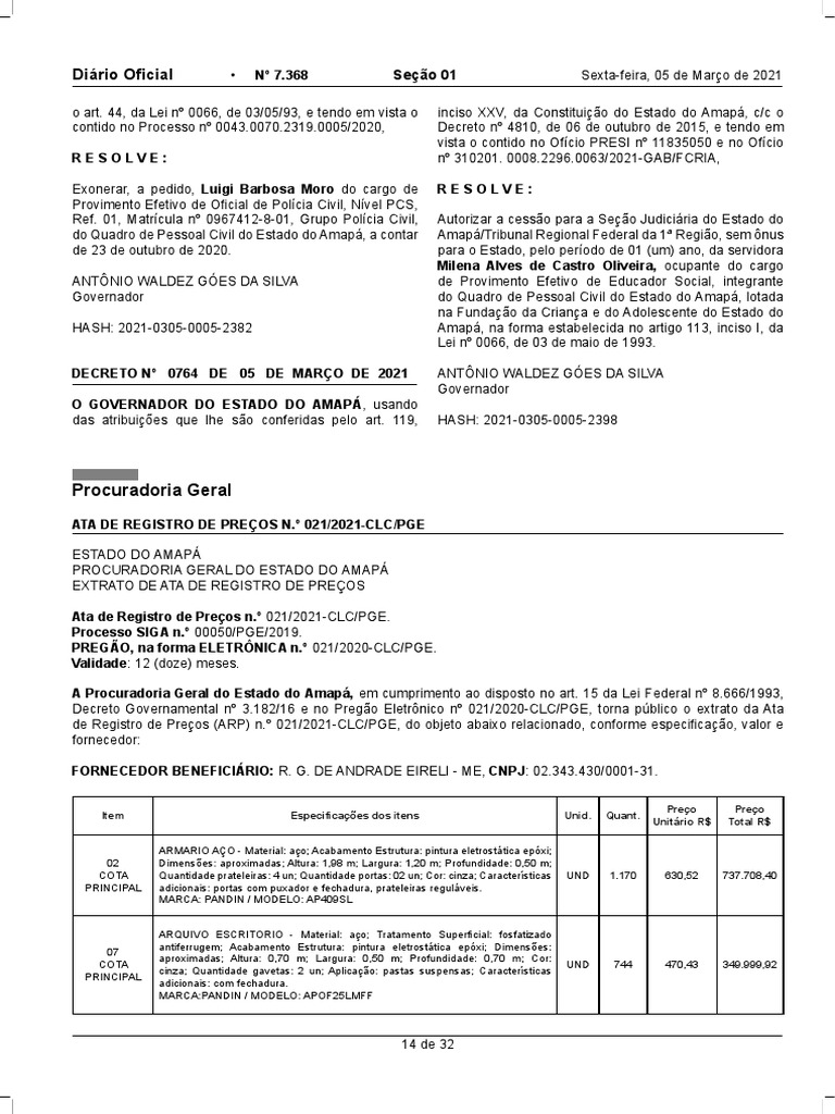 Ata Material Escritório | PDF