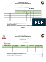 Formatos para El Informe Del Plan Regional de Bienestar