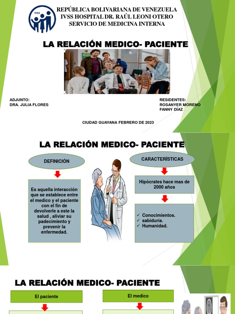 Relación Médico-Paciente: Claves y Comunicación | PDF | Diagnostico ...