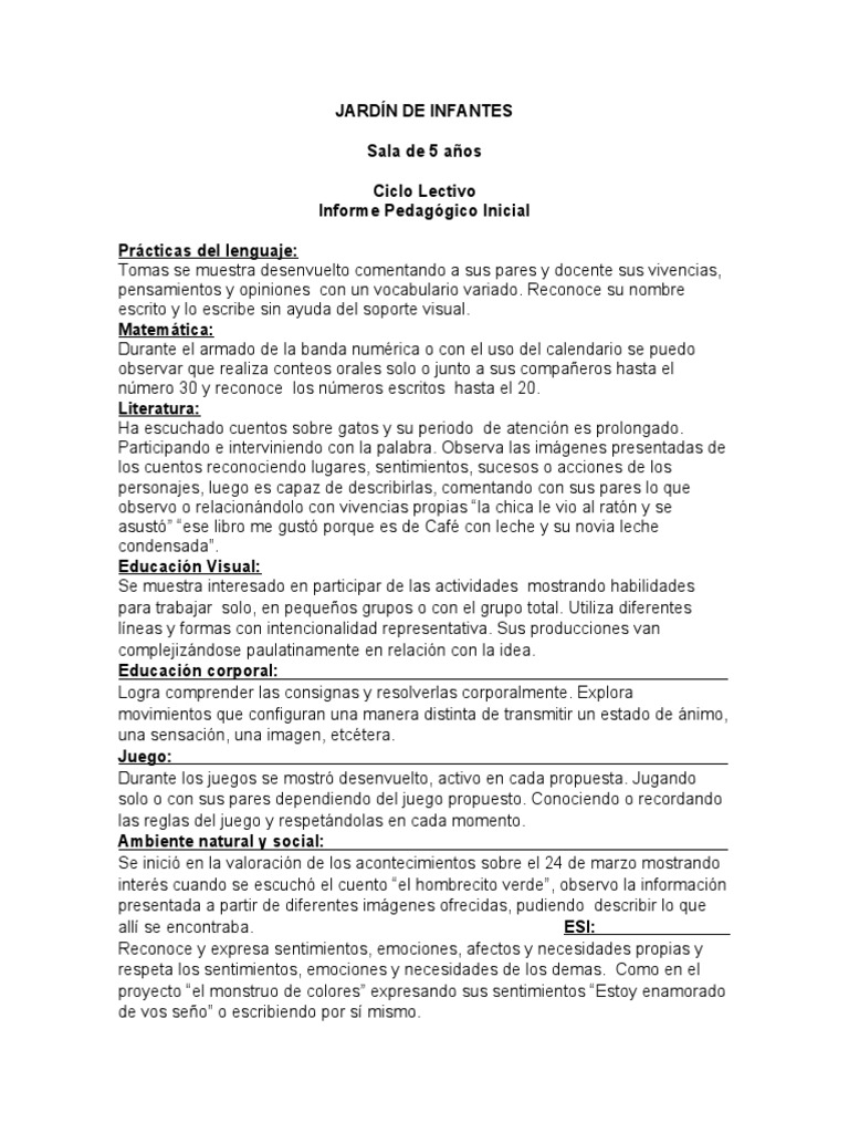 Evaluacion | PDF | Educación de la primera infancia