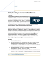 cd2008 - 001 v2014 Spa Cdigo Deontolgico Internacional para Matronas