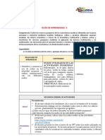 Guía de Aprendizaje 3: Competencia: Evalúa Los Recursos Pesqueros de Los Ecosistemas Acuáticos Obtenidos Por La Pesca