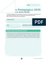 Informe Pedagógico 2020 Editable