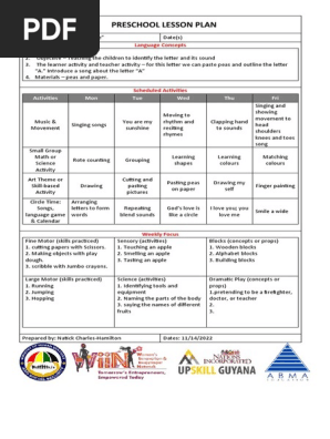 PRESCHOOL LESSON PLAN TEMPLATES (1)
