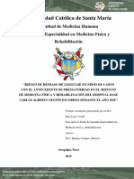 Universidad Católica de Santa María: Facultad de Medicina Humana Segunda Especialidad en Medicina Física y Rehabilitación