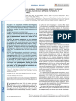 Effect of Bihemispheric Anodal Transcranial Direct Current Stimulation For Dysphagia in Chronic Stroke Patients: A Randomized Clinical Trial