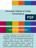 Fórmulas Infantis e Codex Alimentarius