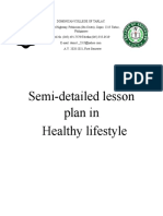 Healthy Lifestyle Lesson Plan for Students