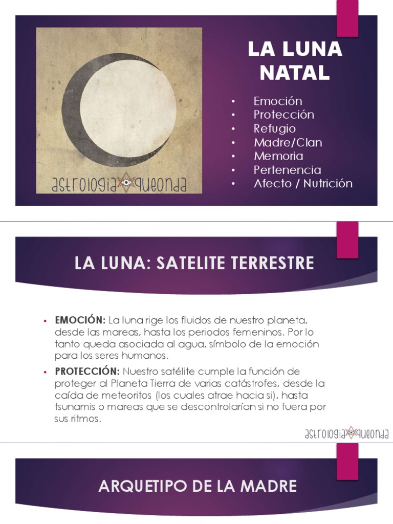 La Luna en Astrología: Emociones y Talentos | PDF | Las emociones | Luna