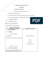 A DETAILED LESSON PLAN IN Direct and Indirect