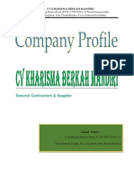 # Company Profile CV KBM Update