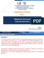 15 Aula 15 - Aula de Exercícios - Máquinas Síncronas