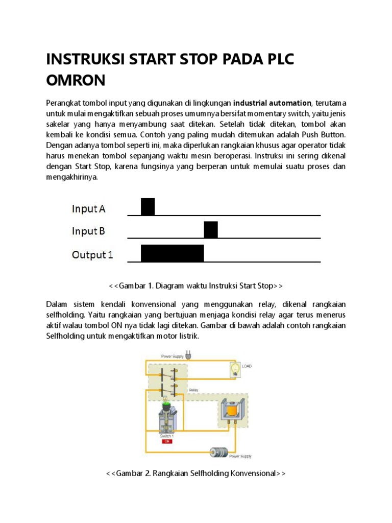 Instruksi DIFU dan DIFD pada PLC | PDF