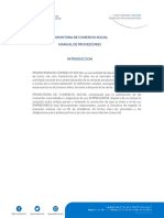 Manual proveedores PCS: Derechos y deberes