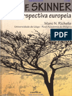 B. F. Skinner, Uma Perspectiva Europeia (Richelle, 2014)