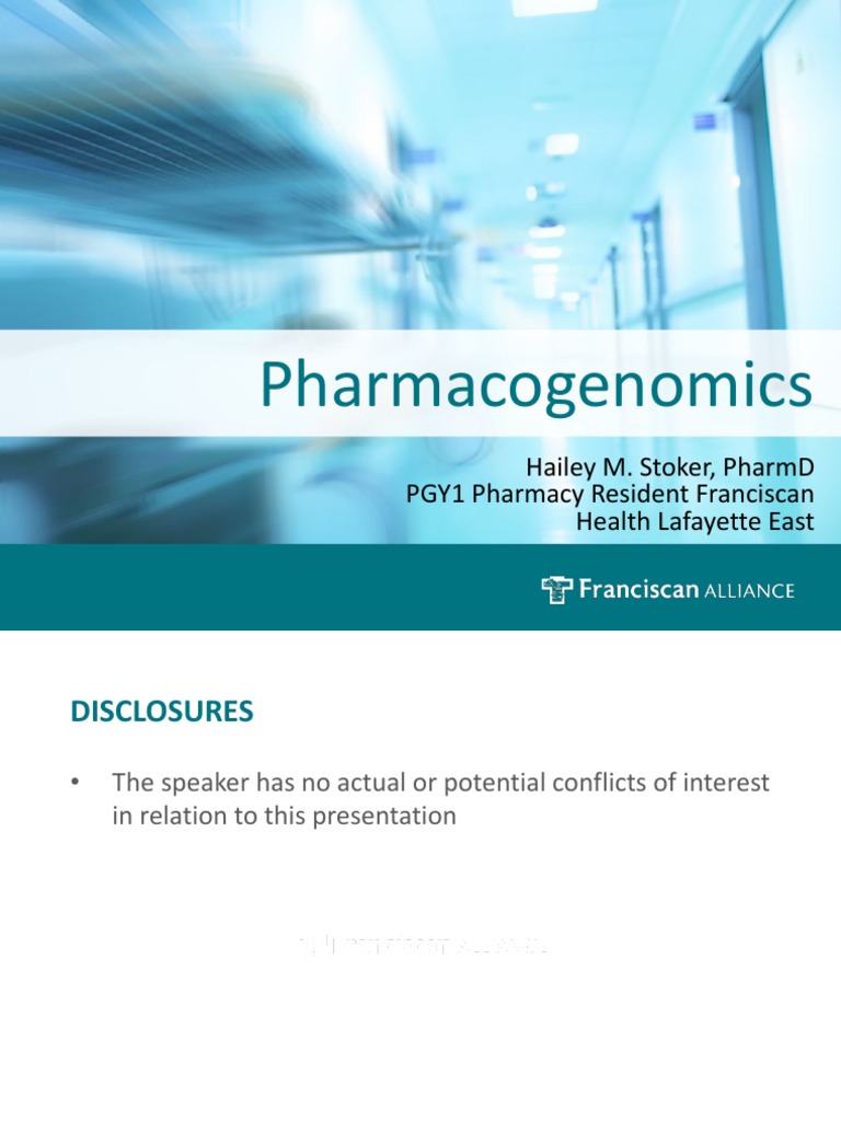 Understanding Pharmacogenomics in Medicine | PDF