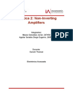 Práctica 2 - Non-Inverting Amplifiers