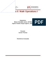 Práctica 5 - Math Operations I