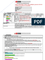 SESIÓN DE APRENDIZAJE Multigrado