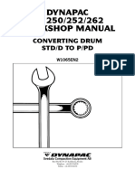 Convert Drum Std/D to P/PD on Dynapac CA 250/252/262 Rollers