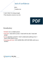 Vocabulary and Examples For I5