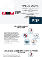 Renta Primera Categoría Alquileres Bienes