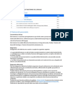 Cie 10 Diagnosticos de Los Trastornos Del Lenguaje