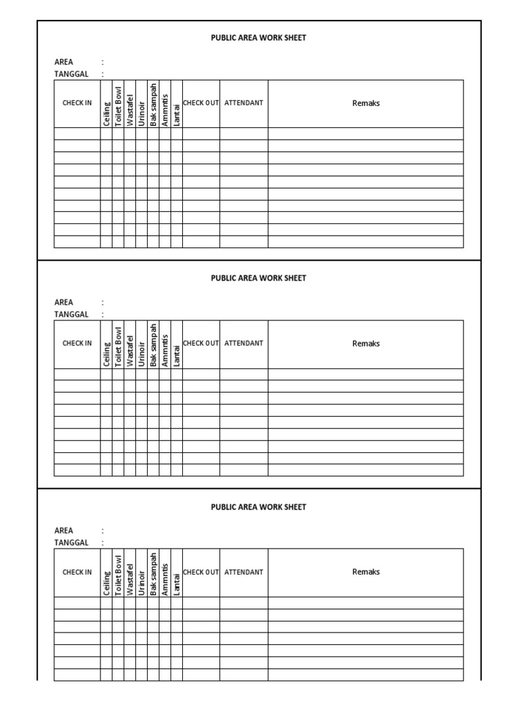 PA WORK SHEET PDF