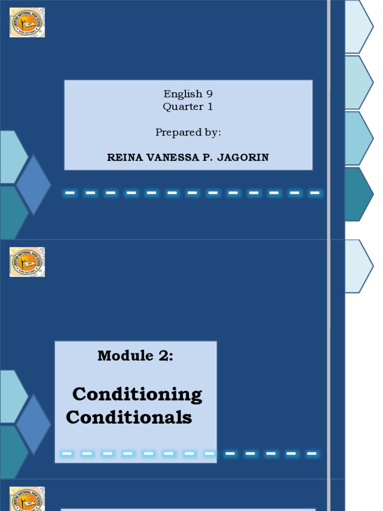 Grade 9 Conditionals Module | PDF | Linguistics | Grammar