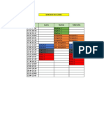 Horario 2do Semestre