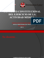 Contexto Constitucional Del Ejercicio de La Actividad Médica