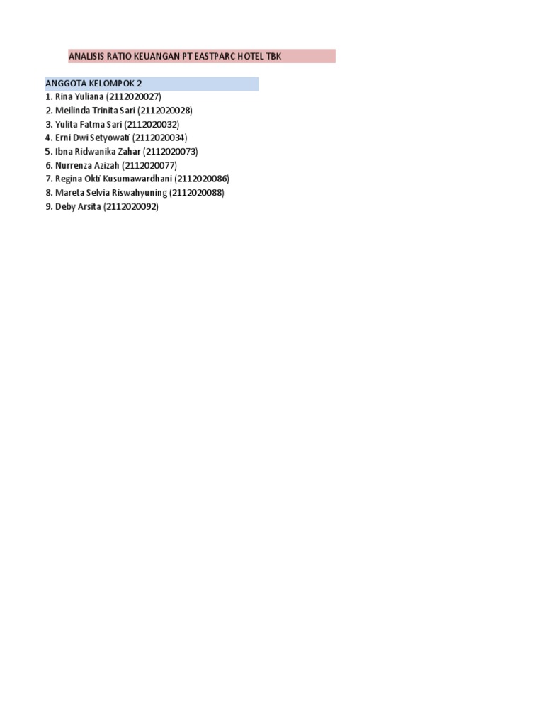 Kelompok 2 Analisis Rasio | PDF | Dividend | Equity (Finance)