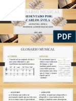 Glosario Musical