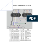 Diagrama de Conexiones de Medidores Principal y de Respaldo