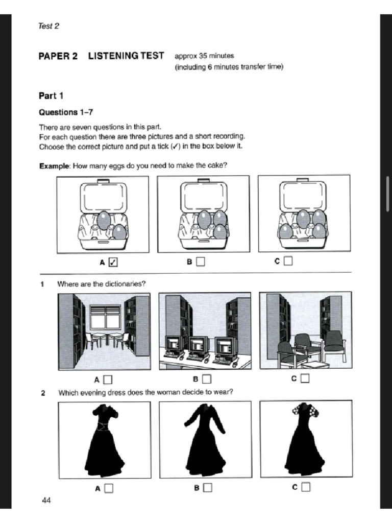 B1 Listening Practice 6 Pdf