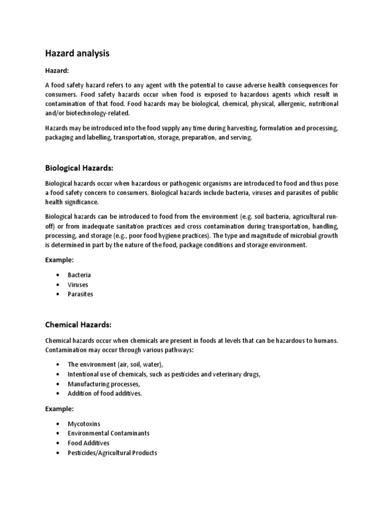 Hazard Analysis | PDF